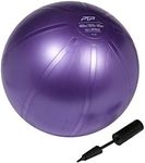 PTP Anti-Burst Core Strength Ball with Pump, Pearl Violet, 55 cm