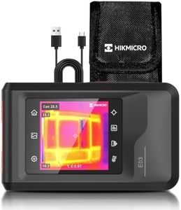 HIKMICRO E03 Thermal Imaging Camera 240 x 240 SuperIR Resolution with Visual Camera, 96 x 96 IR Resolution/9,216 Pixels, 25 Hz Refresh Rate, 3.5" Touch Screen Thermal Camera, IP54, -4°F to 662°F