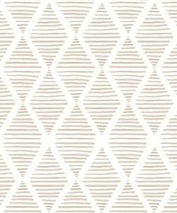 Yun-aeon 17.7" X 120" White and Beige Stripe Peel and Stick Wallpaper Modern Diamond Contact Paper Geometric Removable Wallpaper Self Adhesive Wall Paper for Bedroom Drawers Cabinets Decor Vinyl