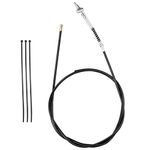 FVRITO 172cm 67.72 inch Rear Drum Brake Cable and tie for 6.5 Hp 196cc Baja Hensim Yerf-Dog Heat Warrior Mini Bike MB165 MB200 Motorsports