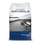 Diamond Naturals Small Breed Puppy Real Meat Recipe Natural Dry Dog Food with Real Cage Free Chicken 40lb