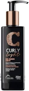 Truss Leave-in Cream for Curly Light Hair - Define and Intensify Curls, Moisturize Wavy and Textured Hair with Matte Finish