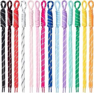 Sylphide 15 Pack Colorful Paracord Keychains for Bags – Braided Rope Bag Charms with Key Ring, Perfect for Backpack Purse Decoration, DIY Accessories, Luggage Tags & Key Holder Set
