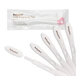 5 x Pregnancy Test Midstream Babyplan- Early Pregnancy Tests - (HCG 10mIU Very Sensitive- Early Detection) - Hygienic Pregnancy. Test for Baby Planning - Easy to Use, Long Stick