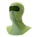 ROCKBROS Summer Balaclava Face Mask UV Protector Cooling Neck Gaiter Breathable Scarf Motorcycle Cycling for Men Women (Green)