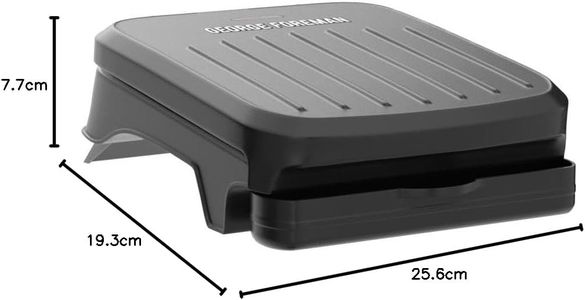 George Foreman Small Electric Grill – Black