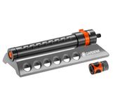 Gardena Oscillating Sprinkler Comfort Aquazoom 250/1: Lawn sprinkler for watering smaller rectangular areas from 105 - max. 250 m², range 7 - max. 17 m, max. 15 m, removable strainer (1971-20)