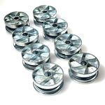 ReplacementScrews Bed Frame Cam Wheel Locks Compatible with IKEA Part 114670 (MALM, SONGESAND, BRIMNES) (Pack of 8)