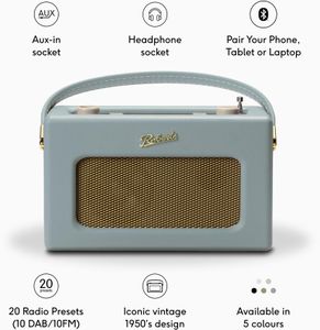 Roberts Revival RD70DE Digital Radio – Duck Egg Blue