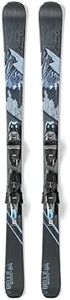 Nordica Wild Belle DC 84 Women's All-Mountain Skis w/ TP2 Light 11 FDT Binding (Black/Blue, 156cm)