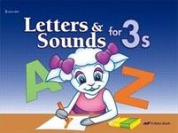 Letters and Sounds for 3s - Abeka 3 Year Old Alphabet Recognition Reading Program Student Work Book