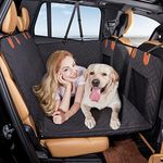 YJGF Back Seat Extender for Dogs,Dog Car Cover Bed Inflatable Camping Air Mattress,Dog Hammock Travel Bed,Non Mattress SUV Truck (Black) 1