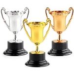 Mini Award Trophy Cups, Pack of 18 