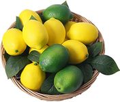 VEOAY Fake Fruit Artificial Lemons,