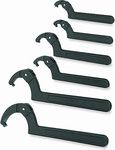 JH Williams WS-476 6-Piece Adjustable Pin Spanner Wrench Set