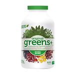 Genuine Health Greens+ Original, 30 servings, 255g, Superfoods, antioxidants and polyphenols to nourish and energize your body, Natural unflavoured powder, Dairy and gluten-free