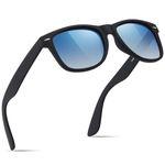 wearPro Polarised-Sunglasses-Mens-Womens-UV402-Protection Rectangular Sunglasses Retro Black Sun Glasses Unisex Classic Ultralight Shades For Cycling Driving Fishing(Gradient Blue)