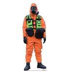 Advanced Graphics Hazmat Guy - Orange Suit - Life Size Cardboard Cutout Standup