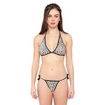 Supreme Bazaar Women Tiger Animal Print Beach Lingerie Set - Pack of 1 Multicolour