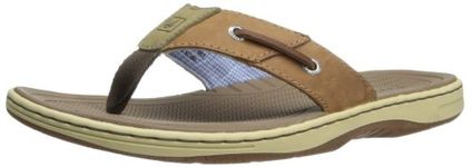 Sperry Men's Baitfish Thong (Box) Sandal, Tan, 9 M US