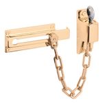 Prime-Line Products U 9912 Keyed Chain Door Guard, Brite Brass Finish