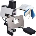 106 Electric Auto Rapid Stapler Binder 2-40 Sheets Heavy Duty Flat and Saddle Stitch Binding Machine, Dual-purpose Stapler with Pedal, Suitable for 23/6, 23/8, 66/6, 66/8 Staple (Single Head),110V