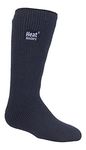 Childrens Thermal Heat Holder Socks 2-5.5 Uk, 34-39 Eur Age 8 Years + Indigo Blue