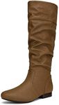 DREAM PAIRS Women's BLVD Camel Knee