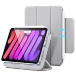 ESR for iPad Mini 7 A17 Pro Case, iPad Mini 7th/6th Generation Case (2024/2021), Slim Trifold Two-Way Stand, Powerful Magnetic Attachment, Durable Protection, Supports Pencil Pro&Pencil(USB-C), Grey