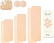 UOTJCNR Breast Lift Silicone Boob Tape, 6 Pcs Precut Soft Stretch Boobtape for Large Breast, Body Tape for A-G Cup Beige