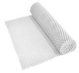 Aidapt Non Waterproof Slip White Easy to Cut 150x30 cm Fabric Mat Ideal for use Lining Draws, Shelves , and Work tops