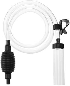 Seltomer 4.3ft Fish Tank Cleaner Aquarium Siphon Gravel Vacuum for Aquarium Fish Tank Changing Water Cleaning Gravel and Sand