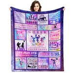 WADHULKTIL Cheerleader Gifts Blanket, Cheer Gifts for Cheerleaders, Cheerleading Gifts for Girls, Cheer Coach Gift, Cheerleading Gift Ideas, Cheer Blankets for Girls 40"x50"