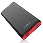 HETP Power Bank,High Capacity 25800mAh Portable Charger,Slimmest 2 USB Output High Speed Charging External Battery Pack,Compatible with iPhone 15/15 Plus/15 Pro/14/13/12/11 Huawei,Samsung Galaxy etc