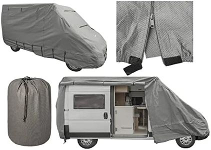 ProPlus Abdeckung passend Kastenwagen Wohnmobil FIAT Ducato 540 X250/X290 550x210x227 (FIAT Ducato 540 X250/X290 550x210x227), Grau