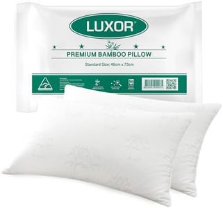 Australian Made Cooling Bamboo Blend Hotel Quality Pillow (2 Pack)