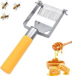 ZONSUSE Honey Uncapping Fork, Stainless Steel Beekeeping Fork with Handle, Honeycomb Scraper for Harvesting Extracting Honey, Beekeeping Equipment Tool, Perfect Bee Hive Tool for Beekeepers (A)