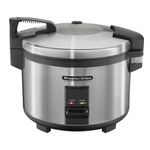 Proctor Silex Commercial 37540 Rice Cooker/Warmer, 40 Cups Cooked Rice, Non-Stick Pot, Hinged Lid, Stainless Steel Housing