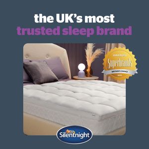 Silentnight King Mattress Topper – 5cm Thick, Soft Comfort