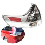 munirater 1-Pack Rear Left Tail Light Brake Lamp Assembly Replacement for 2011-2015 Toyota Sienna Outer Driver Side 8156008040 TO2804110