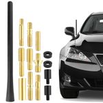 7 Inch Car Antenna for Car Roof,Rubber Antenna Auto Roof Mount Securely Replacement,Car Accessories with 11 Different Screw Adapter Compatible with Ford Dodge Jeep Toyota