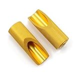 Foot Pegs Gold Floor Peg Rests Footboard Rider Motorcycle Footing Accessories Aluminium Alloy 2PCS Foot Pedals Rests Fit For Honda Ruckus,For Zoomer