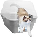 Petfamily Cat Litter Box, Large Fol