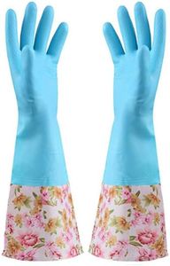 Rubber Latex Waterproof Dishwashing Cleaning Gloves
