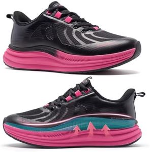 Women's Orthopedic Wide Tennis Sneakers: Comfort Plantar Fasciitis Orthotic Arch Support Diabetic Bunions Recovery, Stylish Classic Cycling Bowling Sport Walking Shoes Black Size 8.5