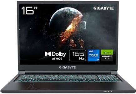 Gigabyte G6 KF Gaming-Laptop - 16,0 Zoll, 165Hz FHD+, Intel Core i7-13700H, NVIDIA GeForce RTX 4060 GPU, 16GB DDR5 4800MHz, 1 x Gen4 1TB SSD, Windows 11 Home, 2 Jahre Garantie, G6 KF-73DE854KH