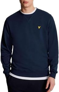 Lyle and Scott Men's Crew Neck Sweatshirt, Z99 Navy, M