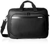 Samsonite Unisex Zipper Closure Laptop Briefcase (Black_Free Size)