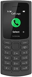 Nokia 105 Telefono Cellulare 4G Dual Sim, Display 1.77" a Colori, Torcia, Nero