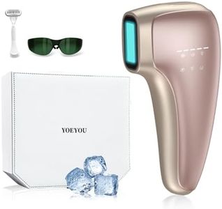 Painless IPL Laser Hair Removal for Women & Men, 39°F Sapphire Ice Cooling Technology, At-Home Laser Hair Removal Device for Face, Armpits, Legs, Bikini & Whole Body, Long-Lasting Results